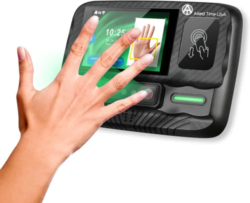 Miniatura 3 de Badge + Face + Palm Scan Time Reloj con informes en línea (modelo #CB4100)