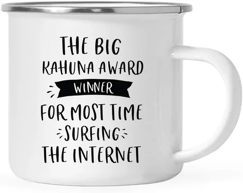 Miniatura 19 de Andaz Press Taza de café de acero inoxidable de 11 onzas con diseño de fogata, regalo divertido para compañero de trabajo, ganador del premio