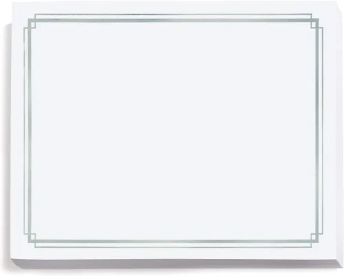Miniatura 14 de PaperDirect Certificados de especialidad imperial de papel de aluminio – 50 hojas de papel blanco de 38 libras, 8½ x 11 pulgadas, borde doble