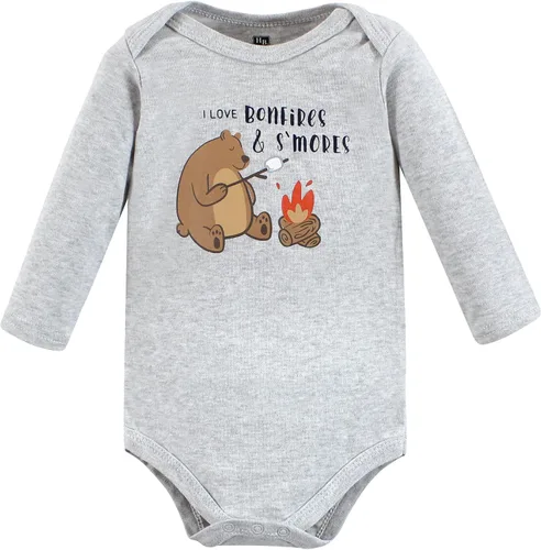 Miniatura 3 de Hudson Baby baby-boys Cotton Long-sleeve Bodysuits 5-pack