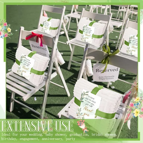 Miniatura 4 de Buryeah 12 piezas de manta de franela y forro polar para boda a granel con tarjeta de agradecimiento y cinta, 50 x 60 pulgadas, mantas certificadas