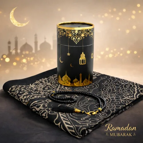 Miniatura 2 de Modefa Tapete de oración para regalos islámicos, alfombra de oración musulmana tejida fina, regalos musulmanes para hombres, regalos de Ramadán
