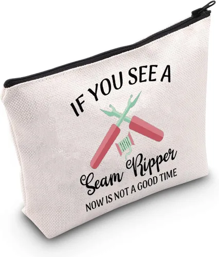 Miniatura 7 de TSOTMO Bolsa de accesorios de costura de regalo para acolchar amante de la costura bolsa con cremallera para alcantarillado sastre disfraz diseñador