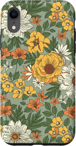 Miniatura 24 de Funda para iPhone 12 mini flores silvestres amarillas flores de verano botánico floral