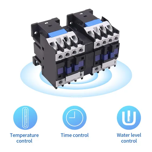 ATO Contactor de CA de enclavamiento mecánico de 9 amperios Contactor de 3 polos/4 polos Contactores de motor Contactores eléctricos (bobina de CA
