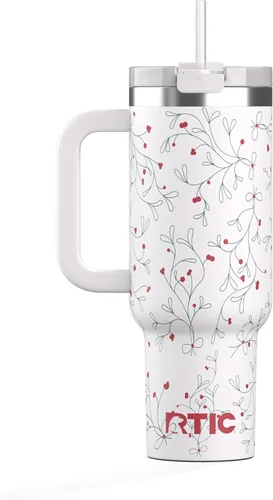 Miniatura 27 de RTIC Vaso Tumbler de Viaje por Carretera de 30 oz con Doble Pared Revestido de Cerámica Aislado Taza Portátil de Café de Viaje de Acero Inoxidable