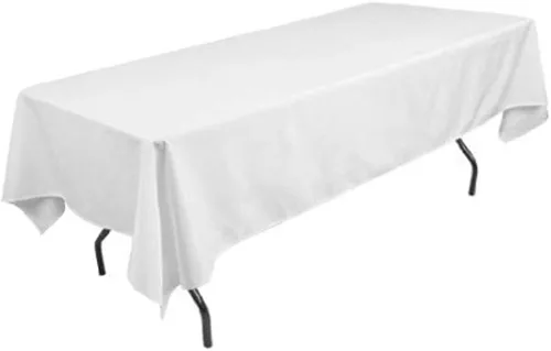 Miniatura 9 de Tektrum Mantel rectangular de satén sedoso de 60 x 102 pulgadas, 60 x 102 pulgadas, tela de alta calidad, lo mejor para bodas, fiestas, banquetes