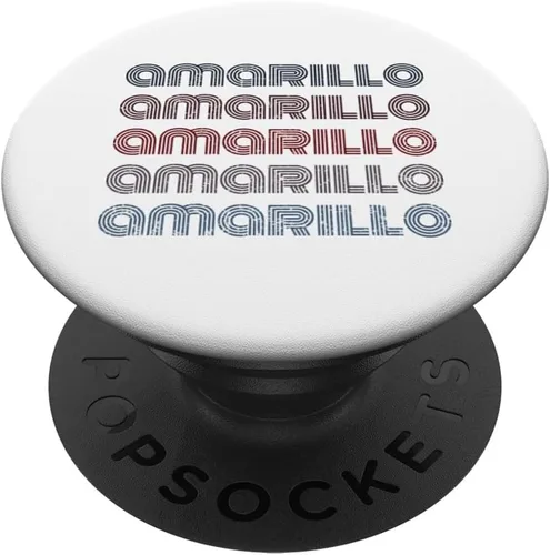Miniatura 6 de USA 70's City Retro Vintage Amarillo PopSockets MagSafe PopGrip for iPhone