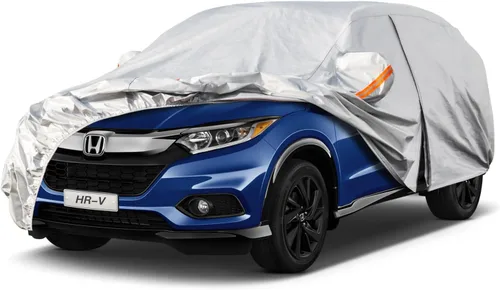 Miniatura 23 de Kayme - Cubierta completa impermeable de 6 capas para automóvil, apta para todo clima, protección para exteriores contra lluvia, rayos ultravioleta