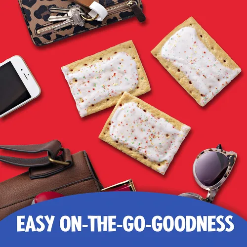 Miniatura 4 de Pop-Tarts Pasteles tostadores, fresa esmerilada, 22 onzas (72 unidades)