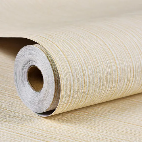 Miniatura 10 de Haimin Papel Tapiz de Tela Texturizado 24 pulgadas X 393 pulgadas Papel de Contacto de Tela Papel de Pared de Lino Texturizado Despegar y Pegar