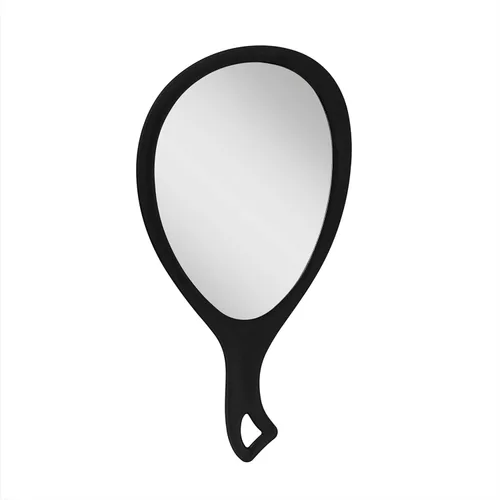 Miniatura 15 de Zadro Espejo de mano grande con asa, espejos de salón para estilistas, espejo de mano grande para maquillaje, para colgar en la pared