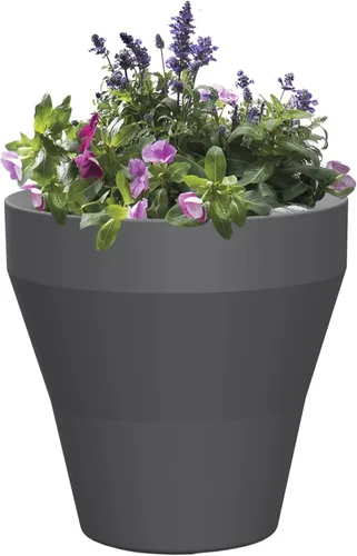 Miniatura 12 de Crescent Garden Rim TruDrop - Maceta de riego automático, 26 pulgadas (oliva)