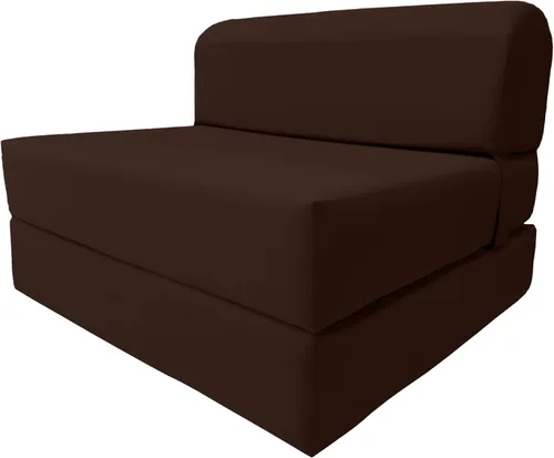 Miniatura 17 de D & D Futon Furniture Chair cama plegable de espuma, sofá de estudio, colchón de espuma doblado (6 x 36 x 70 pulgadas, azul real)