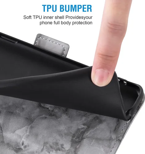 Miniatura 6 de Asuwish Compatible con Moto Edge 5G y protector de pantalla de vidrio templado, accesorios para celda, soporte de ranura para tarjetero, soporte