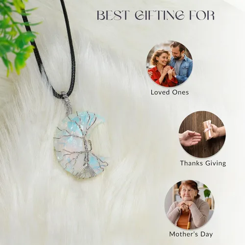 Miniatura 17 de Crystal Necklace, Crystals, Crystal Gifts, Gemstones, Crystal Pendant, Spiritual Gifts