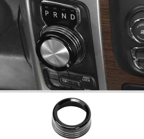 Miniatura 11 de Voodonala para Dodge RAM - Cubierta de perilla selectora de ajuste de interruptor de faro delantero de aluminio para Dodge RAM 2010-2017, accesorios