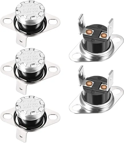 Miniatura 10 de uxcell KSD301 Termostato 104.0 °F/104°F 10A N.C Ajustar interruptor de temperatura de disco rápido para microondas, horno, cafetera 2 piezas