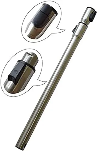 Miniatura 6 de EZ SPARES Tubo compatible con aspiradoras Miele C1, C2, C3, tubo de acero inoxidable telescópico no eléctrico, varita de extensión de 1.375