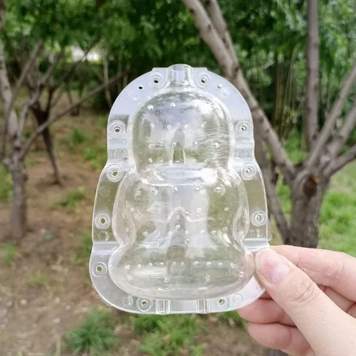 Miniatura 3 de GANAZONO Buddha Fruit 4.92 x 3.74 x 2.36 pulgadas transparente PC material moldeador herramienta para jardín frutas verduras cultivo diversión