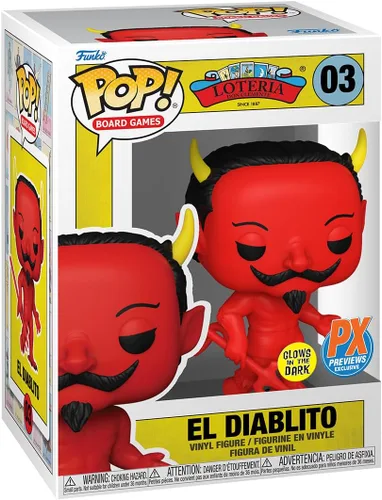Miniatura 2 de ¡Pop! Juegos de mesa: Loteria El Diablito (Glow-in-The-Dark) Figura de vinilo PX