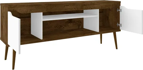 Miniatura 4 de Manhattan Comfort Bradley - Soporte de TV moderno de mediados de siglo para televisores de hasta 60 pulgadas, centro de entretenimiento para sala