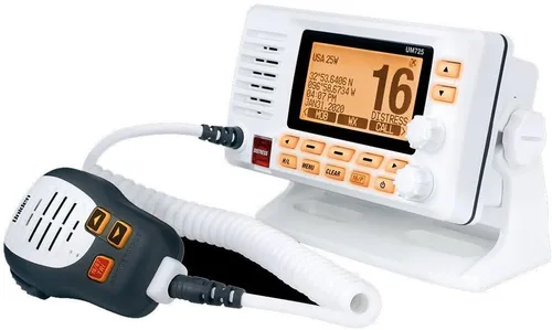 Miniatura 10 de Uniden UM725GBK Radio marítima VHF, todos los canales marinos de EE. UU., Canadá e internacionales, potencia de transmisión de 1 vatio/25 vatios