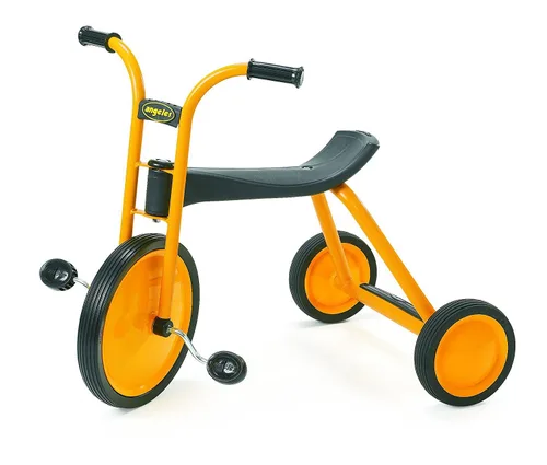 Miniatura 7 de Children's Factory MyRider Chariot Bike para hasta dos pasajeros, triciclo para niños a partir de 3 años, soporta hasta 140 libras, color amarillo