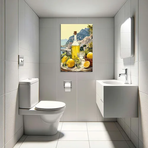 Miniatura 7 de FWLBUGRA Impresión de Pared de Limoncello Italiano Decoración Rústica Regalo Perfecto de Inauguración de Casa Arte de Limón de Amalfi Arte de Comida