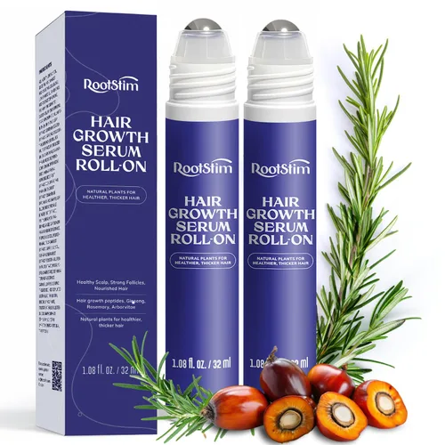 Miniatura 10 de Sérum Roll On para el crecimiento del cabello con romero, cafeína y biotina, ayuda a apoyar el cabello de aspecto más completo, limpia el suero