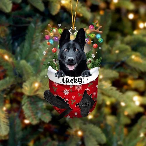 Miniatura 91 de Adorno de Navidad personalizado para perro Airedale Terrier en bolsillo de nieve, adorno para árbol de Navidad, idea de regalo para amantes