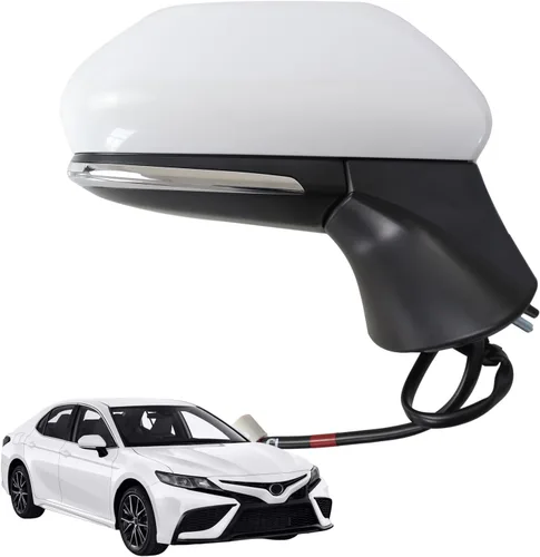 Miniatura 8 de Espejo lateral para Toyota Camry 2018 2019 2020 2021 2022 2023 2024 Power+lámpara+calor+monitor de punto ciego, 7 pines, lado derecho del pasajero