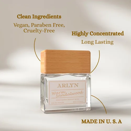 Miniatura 5 de ARLYN - Eau De Parfum de sándalo cálido inspirado en San.t.al 33, perfume de larga duración para hombres y mujeres, vegano y respetuoso con el medio