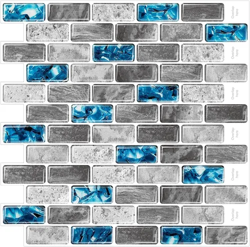 Miniatura 11 de Azulejos autoadhesivos para pared posterior (backsplash) de cocina, diseño grande premium 3D autoadhesivo para cocina, sala de estar, dormitorio
