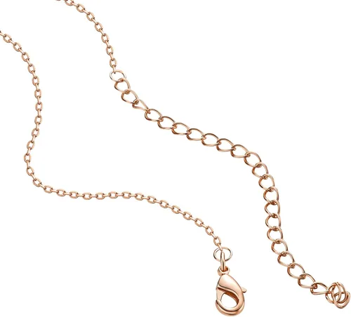 Miniatura 23 de PAVOI Collar de estación chapado en oro de 14 quilates, collares de capas de diamantes simulados, cadena de circonita cúbica para mujer