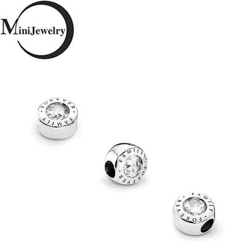 Miniatura 2 de MiniJewelry Family Forever Charms para pulseras, collares, colgantes, regalo para hermana, hija, mamá, nieta, tía, sobrina, mujeres, niñas