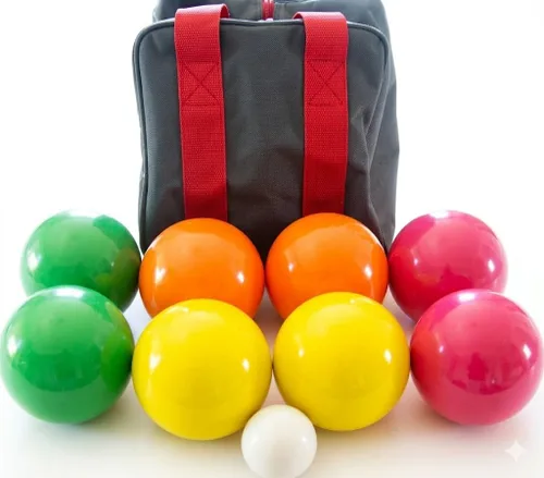 BuyBocceBalls Listado - Hecho en Estados Unidos, juego de bochas de torneo de calidad premium - 35.20 oz (2 libras. 3.2 oz.). - Bolsa de hylon de