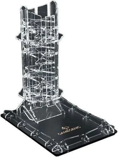 Gamegenic Crystal Twister - Torre de dados prémium – Experiencia única de rodar dados – Accesorio para juegos de mesa, juegos de mesa y juegos de