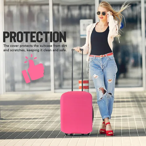 Miniatura 7 de Funda de equipaje de viaje I Protector de maleta aprobado por la TSA I Fundas de equipaje para maleta I Funda de maleta Bolsa I Protector