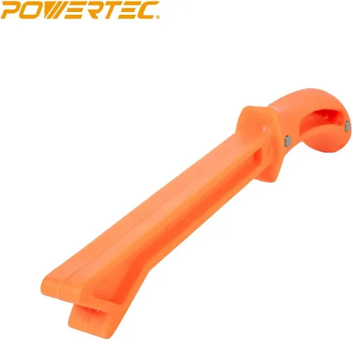 Miniatura 2 de POWERTEC 71029 Palo de empuje magnético para sierra de mesa, mesa de enrutador, aplicaciones de junta, diseño ergonómico de 11.5 pulgadas con imanes