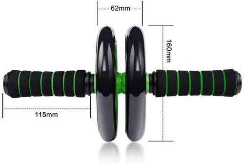 Miniatura 3 de Dos ruedas tipo rebote automático rueda abdominal movimiento abdominal rueda núcleo fuerza entrenamiento equipo de fitness y ejercicio abdominal