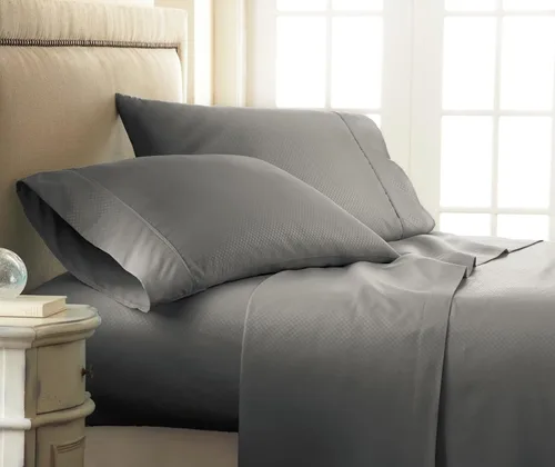 Miniatura 11 de Royal Collection 1900 Designer Collection - Sábanas de cama en Amazon con 1 sábana encimera. 1 sábana bajera y 4 P/fundas. Supersuaves y sin