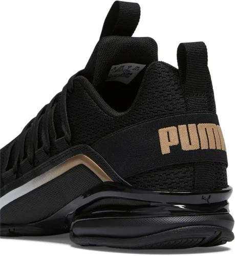 Miniatura 3 de PUMA Tenis Axelion para mujer, oro negro, 7.5, Puma Negro-puma Oro