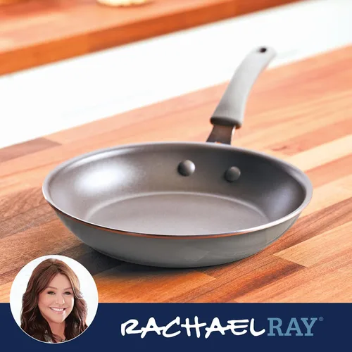Miniatura 9 de Rachael Ray Cook + Create - Sartén antiadherente, 10 pulgadas, color gris