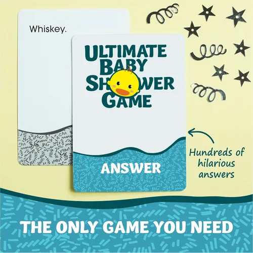 Miniatura 4 de El divertido juego de baby shower para invitados mayores: tarjetas de respuesta y mensajes de texto en blanco, amigables con colegas, humor PG-13