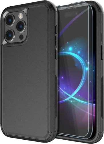 Miniatura 42 de Diverbox Funda para iPhone 15 Plus [a prueba de golpes] [a prueba de caídas] [protector de pantalla de vidrio templado], funda de protección