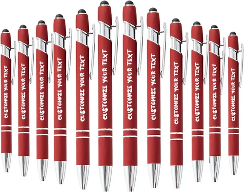 Miniatura 161 de AIFLM Bolígrafos personalizados con nombre a granel hasta 500 unidades de bolígrafos grabados gratis con tu nombre y texto para negocios