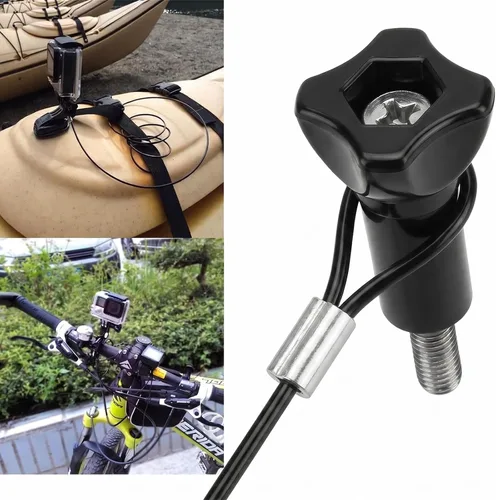Miniatura 6 de Soporte de ventosa para Gopro montaje de parabrisas para montaje en parabrisas Dash Cam Action Cam Soporte de videocámara y cordón para Gopro Hero