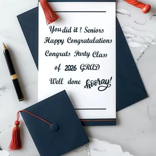 Miniatura 4 de Estivaux Palabras de graduación 2024 troqueladas para hacer tarjetas, letras de felicitaciones, troqueles de certificado de graduación, plantillas