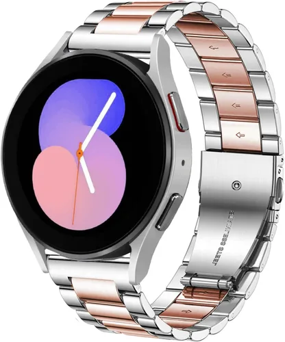 Miniatura 11 de DEALELE - Correas compatibles con Samsung Galaxy Watch 7 / FE / 6/6 Classic / 5/5 Pro / 4/4 Classic/Galaxy 3 de 41 mm, correa de repuesto de metal